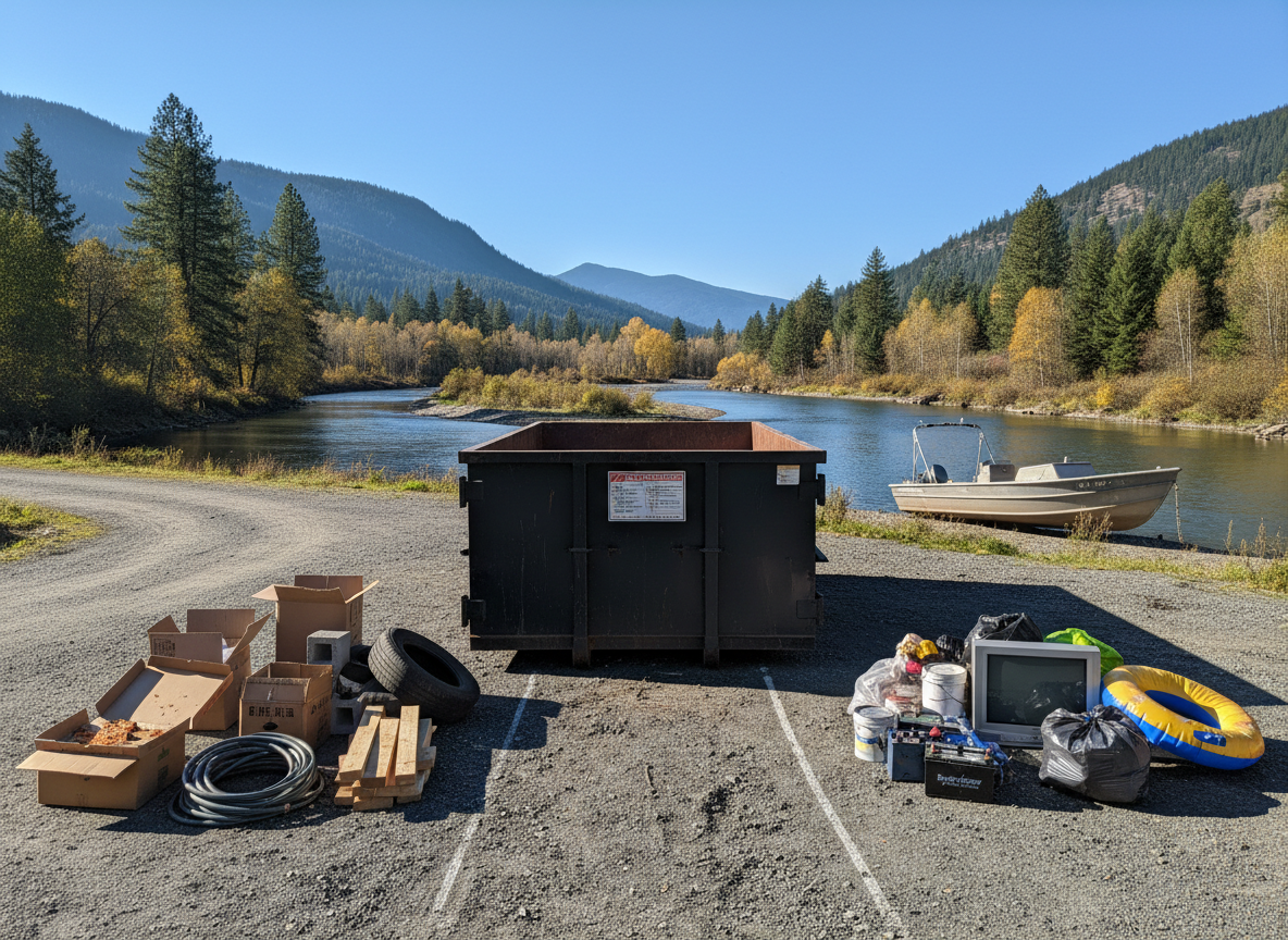 What Can and Cannot Go Into a Waste Container Near the Wenatchee River
